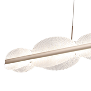 Lustra LED suspendata cu Telecomanda ISOTTA 105W, lumina Rece/Calda/Neutra 3000K/4000K/6000K, Dimabila,Inaltime Reglabila, Negru si Argintiu, Metal si Cristal