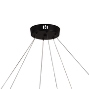 Lustra LED Suspendata Acril LT760/3GD, 48W, Lumina Calda/Neutra/Rece 3000/4000/6000K, Alb, Inaltime Reglabila, Metal si Acril