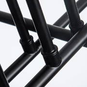 Lustra Modernist Octa 8, 8x E27, Negru, Design Modern