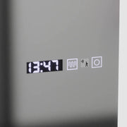 Oglinda LED Rectangulara, 45x140cm, Elena Senzor Radar Marcello, Sistem Dezaburire, Ceas & Termometru, Dimabila, Dressing Couture