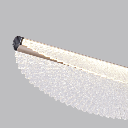 Lustra LED cu Telecomanda TULLIO 67W, 6 Petale, lumina Rece/Calda/Neutra, Dimabila, Negru