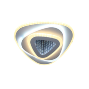 Lustra LED NEXA Triunghi 3D 36W, Alb, Lumina Rece/Calda/Neutra