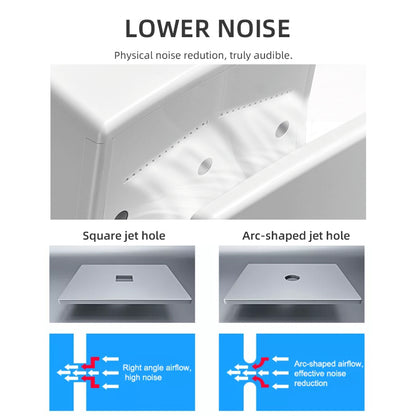 Uscător de mâini cu Senzor, 2000W, ABS, Negru 2029BK