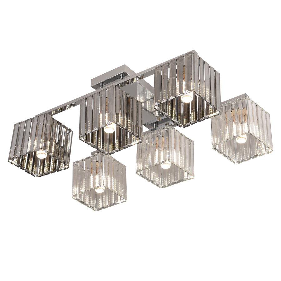 Lustra Georgiana, LC115/6, 6x E27, Crom, Metal