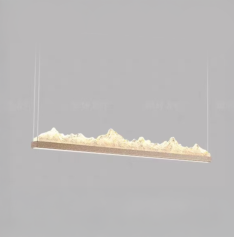 Lustra LED suspendata cu Telecomanda NIVALIS 27W, 120cm, lumina Rece/Calda/Neutra, Dimabila,Inaltime Reglabila, Auriu