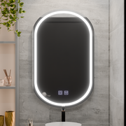 Oglinda LED Ovala 50x80, Velara Touch, Sistem Dezaburire, Dimabila