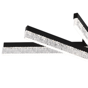 Lustra LED cu Telecomanda LT179/5BK, 67W, 5 Elemente, Lumina Rece/Clada/Neutra, Dimabila, Negru