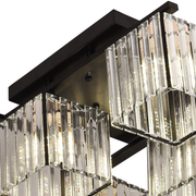 Lustra Georgiana, LC111/6BK, 6x E27, Negru, Metal