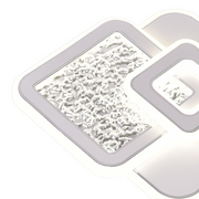 Lustra LED KOMPACTO 56W, 3 Patrate, lumina Rece/Calda/Neutra, Alb