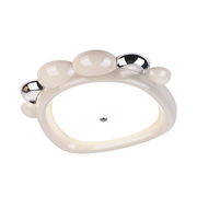 Lustră LED 8057WH, 41W, Acril Alb, Lumina 3000K/4000K/6000K,