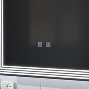 Oglinda LED Rectangulara, Dezaburire, 80x60cm, ADIS Basic Touch