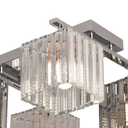 Lustra Georgiana, LC115/4, 4x E27, Crom, Metal