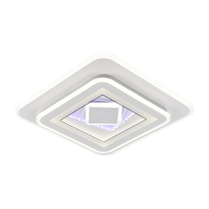 Lustra LED DOLIA, 70W, Diametru 49cm, lumina Rece/Calda/Neutra, Alb