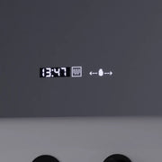 Oglinda LED Rectangulara, 80x60cm, Precision MotionGlow Marcello, Sistem Dezaburire, Ceas & Termometru, Lupa Cosmetica, Dimabila