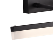 Aplica LED de Baie, MALAWI, 6W, liniara, lumina Neutra, Negru