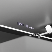 Oglinda LED Rectangulara 120x80 Aura Riflesso Puro MotionGlow Marcello, Sistem Dezaburire, Termometru si Ceas, Dimabila