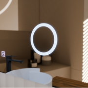 Oglinda LED Rectangulara, 80x60cm, Linea Touch, Sistem Dezaburire, Dimabila