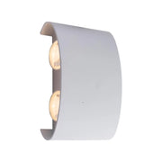 Fantas Aplica LED de Exterior si Interior, 4 Surse x 1W, IP65, Metalic, Alb, 3000K