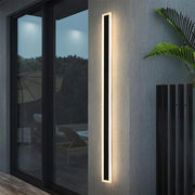 Aplica LED de Exterior Salma, 12W, IP65, Metal, Negru