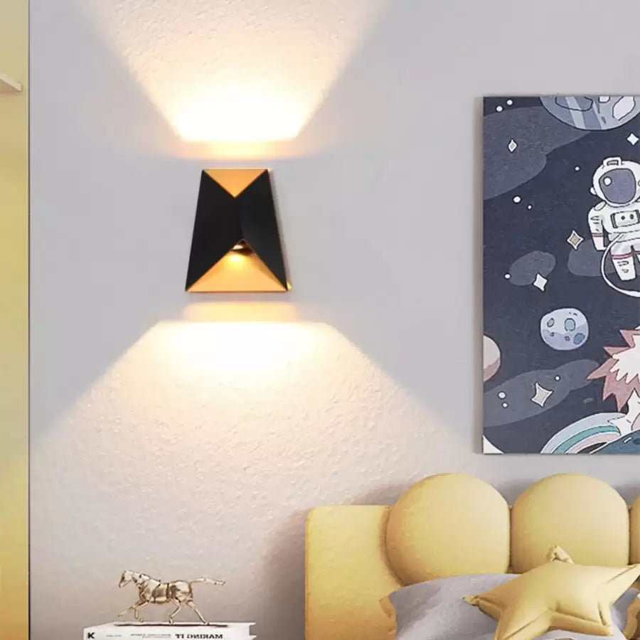 Aplica LED Exterior Andrew 10W Negru Auriu