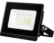 Proiector LED 10W 6000K IP65 220-230V 12 surse Carcasa Negra Metalica