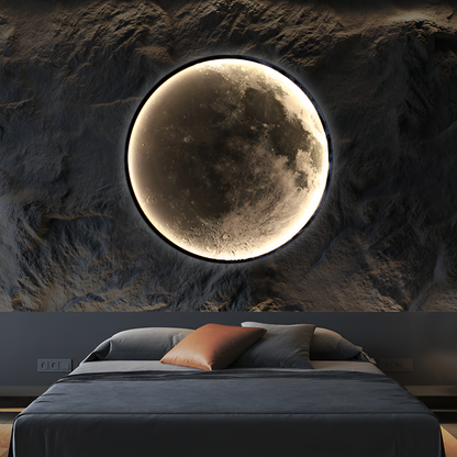 Aplica LED Decorativa Luna 83W Diametru 120CM Lumina Rece/Neutra/Calda 3000K/4000K/6000K