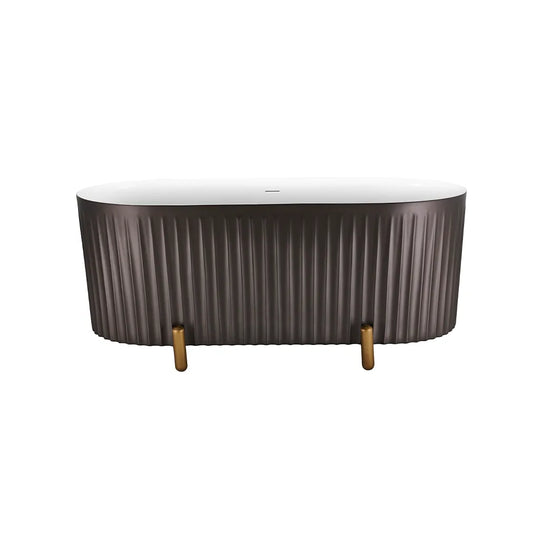 Cada Freestanding, Ovala, Acril, Bright Grey, 170×78×70 Cm Cazi Freestanding Default Title Alessandro Design