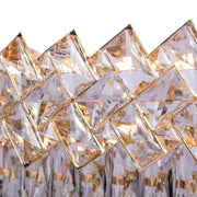 Candelabru Cristal WINDSOR Regalis 10x E14, Diametru 85cm, Auriu Lucios, Inaltime Reglabila