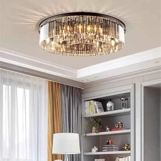 Candelabru Cristal Brady Ø60cm, 18xE14, Circular, Gri Candelabre Cristal Default Title Alessandro Design