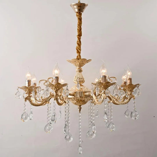 Candelabru Majed 8x E14 Auriu Candelabre Clasice Default Title Alessandro Design