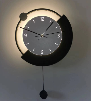 Aplica LED Decorativa ARC Ø30 cm Lumina Rece/Neutra/Calda Negru