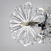 Candelabru Cristal PETERHOF Regalis 16x G4, Lungime 120cm, Negru