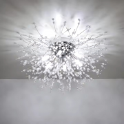 Candelabru Cristal RONDO Vivace 60 cm, crom lucios — imagine principală