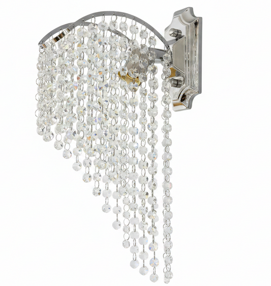Aplica Cristal Ander 1x E14 Crom Lucios