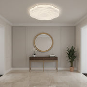 Plafonieră LED Floare 23 cm, 22W, 3000K / 4000K / 6000K, Alb, Metal si Acril