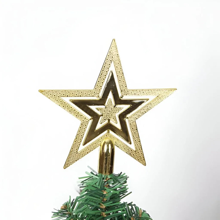 Brad Craciun Artifical Verde 1.5M Impodobit Globuri Conuri Instalatie si Beteala