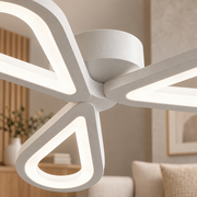 Lustra LED AURALIUS 18W, 3 Petale, lumina Neutra,  4000K, Alb