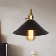 Lustra Suspendata, LV210/3R, 3*E27, Maro, Metal si Fir, Inaltime Reglabila