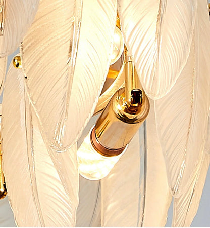 Candelabru Cristal VAUX-LE-VICOMTE Eleganza, 5x E14, Diametru 42cm, Auriu, Inaltime Reglabila