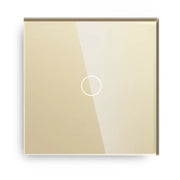 Intrerupator Touch Cap-Scara Sticla Securizata Auriu