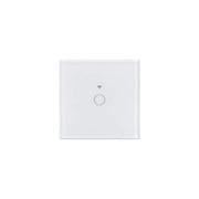 Intrerupator Touch Simplu WI-FI Sticla Securizata Alb