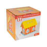 Jucarie tip Pusculita pentru Monezi si Bacnote, 3 Piese, Multicolor, Lemn