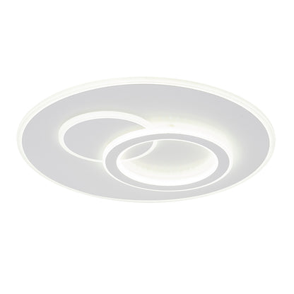 Lustra LED cu telecomanda NOLUX 120W, Rotunda, lumina Rece/Calda/Neutra, Dimabila, Alb
