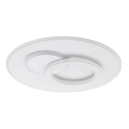 Lustra LED cu telecomanda NOLUX 120W, Rotunda, lumina Rece/Calda/Neutra, Dimabila, Alb