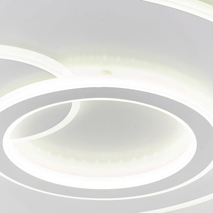 Lustra LED cu telecomanda NOLUX 120W, Rotunda, lumina Rece/Calda/Neutra, Dimabila, Alb