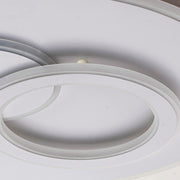 Lustra LED cu telecomanda NOLUX 120W, Rotunda, lumina Rece/Calda/Neutra, Dimabila, Alb