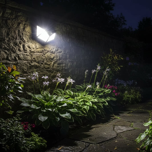 Lampa Solara cu Senzor de Miscare, 100 LED-uri, IP.65, Negru