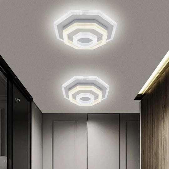 Lustra LED ADELINE 24W, Diametru 20cm, lumina Rece/Calda/Neutra, Alb