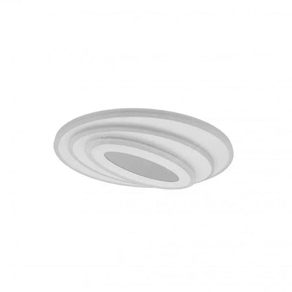 Lustra LED NEXA 3D 36W, Ovala, lumina Rece/Calda/Neutra , Alb