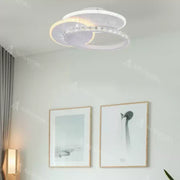 Lustra LED cu cristal HOLLANCE 24W, 3 Elemente, lumina Rece/Calda/Neutra, Alb